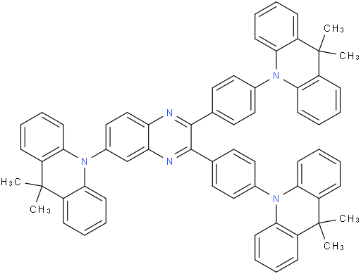 10,10'-((6-(9,9-Dimethylacridin-10(9H)-yl)quinoxaline-2,3-diyl)bis(4,1-phenylene))bis(9,9-dimethyl-9,10-dihydroacridine)