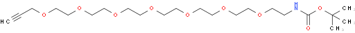 3,6,9,12,15,18,21-七氧杂二十四碳-23-炔-1-基氨基甲酸叔丁酯