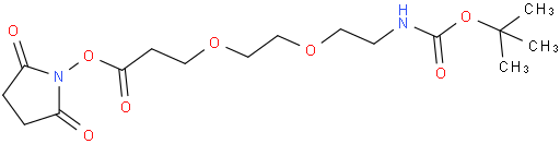 2,5-Dioxopyrrolidin-1-yl 2,5-二氧代吡咯烷-1-基 2,2-二甲基-4-氧代-3,8,11-三氧杂-5-氮杂十四烷-14-酸酯2,2-dimethyl-4-oxo-3,8,11-trioxa-5-azatetradecan-14-oate