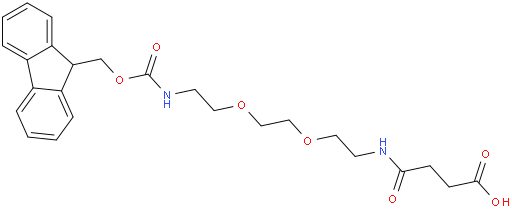 N-(FMOC-8-氨基-3-2,6-二氧杂辛基)琥珀酰胺酸