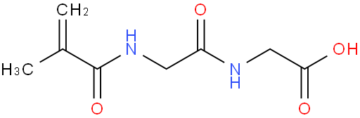 2-(2-Methacrylamidoacetamido)acetic acid