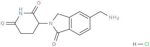 3-(6-氨基亚甲基-3-氧代-1H-异吲哚-2-基)哌啶-2,6-二酮盐酸盐