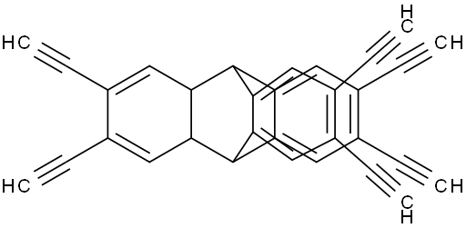 9,​10[1',​2']​-​Benzenoanthracene, 2,​3,​6,​7,​14,​15-​hexaethynyl-​9,​10-​dihydro-