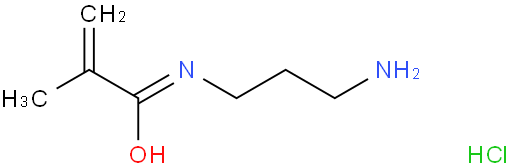 N-(3-氨丙基)甲基丙烯酰胺 盐酸盐