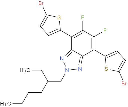 4,7-双(5-溴噻吩基)-2-(2-乙基己基)-5,6-二氟-2H-苯并[D][1,2,3]噻二唑
