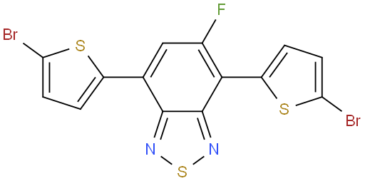 4,7-二(5-溴噻吩基-2-)-5-氟-苯并噻二唑
