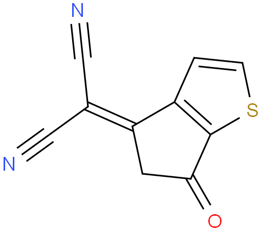 2-(6-氧代-5,6-二氢-4H-环戊二烯并[b]噻吩-4-亚基)丙二腈