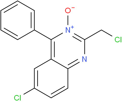 6-chloro-2-(chloromethyl)-4-phenylquinazoline 3-oxide