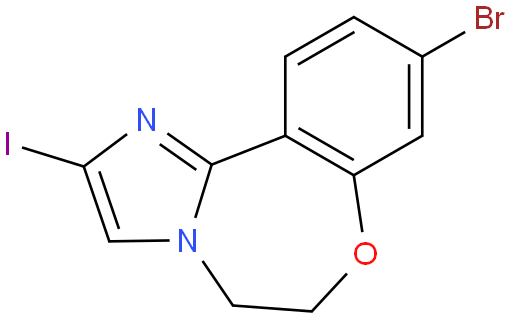 9-溴-5,6-二氢-2-碘咪唑并[1,2-D] [1,4]苯并氧氮杂