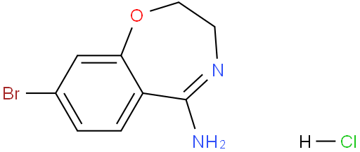 8-bromo-2,3-dihydrobenzo[f][1,4]oxazepin-5-amine hydrochloride