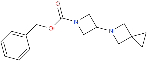 benzyl 3-(5-azaspiro[2.3]hexan-5-yl)azetidine-1-carboxylate