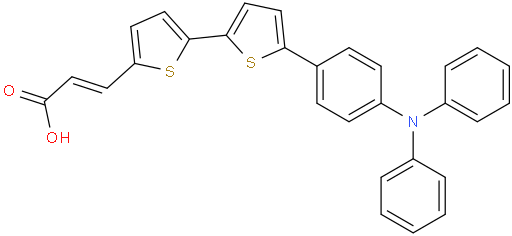 (E)-3-(5'-(4-(diphenylamino)phenyl)-[2,2'-bithiophen]-5-yl)acrylic acid