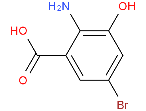 2-amino-5-bromo-3-hydroxybenzoic acid