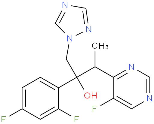 (2R,3S/2S,3R)-2-(2,4-二氟苯基)-3-(5-氟嘧啶-4-基)-1-(1H-1,2,4-三唑- 1-基)-2-丁醇